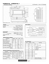 DataSheet HDM20416L1 pdf